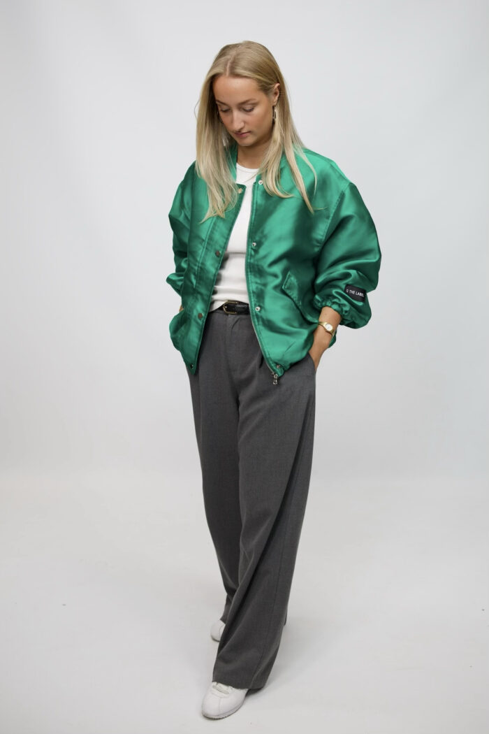 Embroidery Initial Bomber Jacket - Image 7