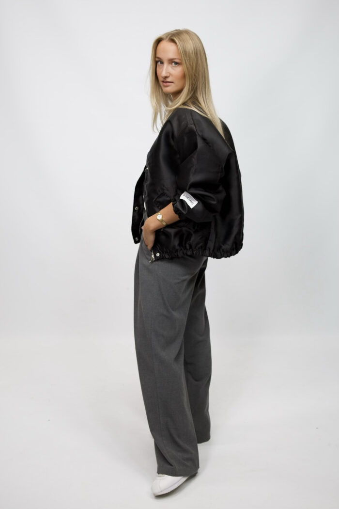 Embroidery Initial Bomber Jacket