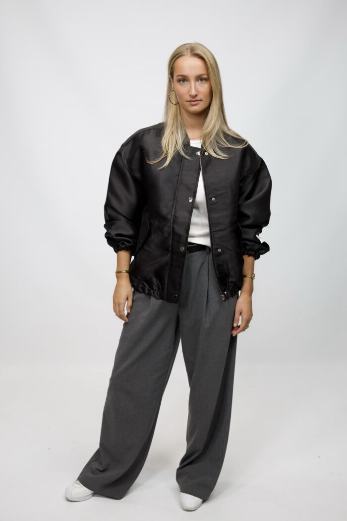 Embroidery Initial Bomber Jacket - Image 3