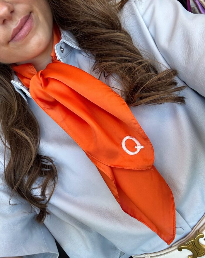 Initial Scarf Single Initial Scarf | Q The Label