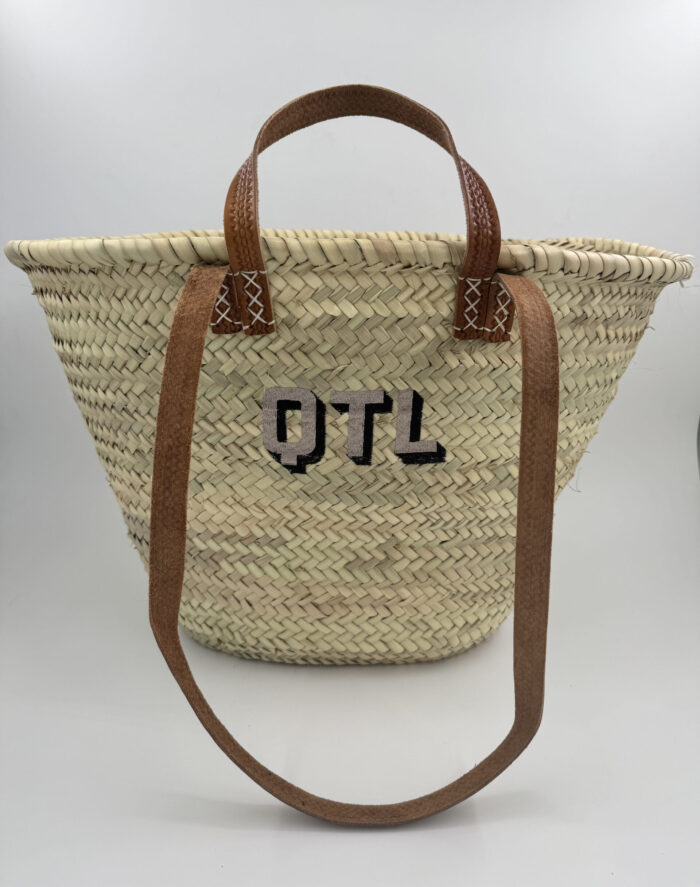 Embroidery Initial Beach Bag - Image 3