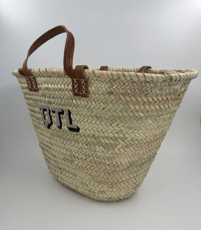 Embroidery Initial Beach Bag - Image 5